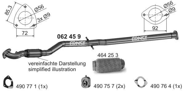 Exhaust Pipe (062459)