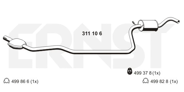 Front Muffler (311106)