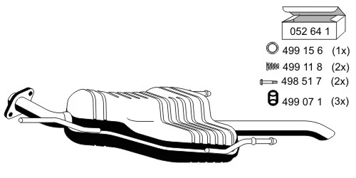 Rear Muffler (042147)