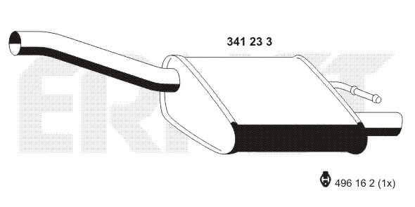 Rear Muffler (341233)