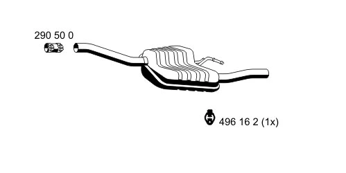 Rear Muffler (341196)