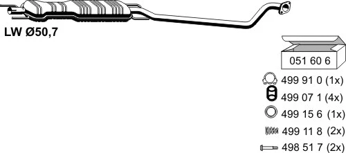 Centre Muffler (052214)