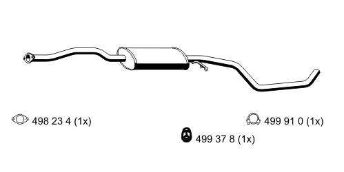 Front Muffler (332163)