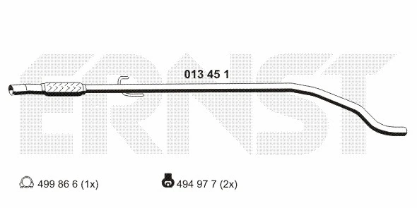 Exhaust Pipe (013451)