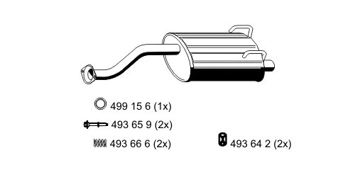 Rear Muffler (680127)