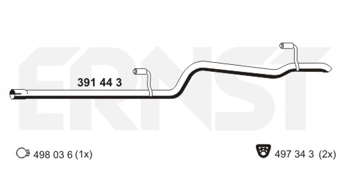 Exhaust Pipe (391443)
