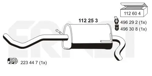 Rear Muffler (112253)