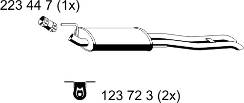 Rear Muffler (142175)