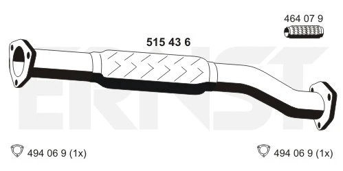 Exhaust Pipe (515436)