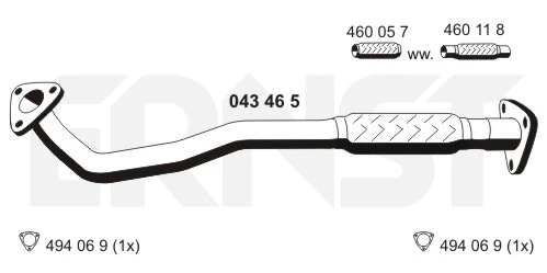 Exhaust Pipe (043465)