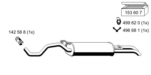 Rear Muffler (153065)