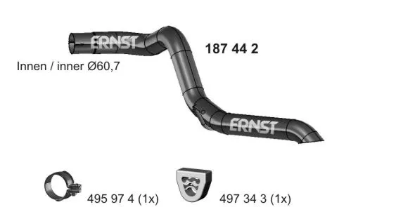 Exhaust Pipe (187442)