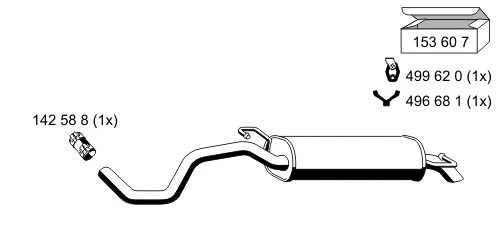 Rear Muffler (153010)