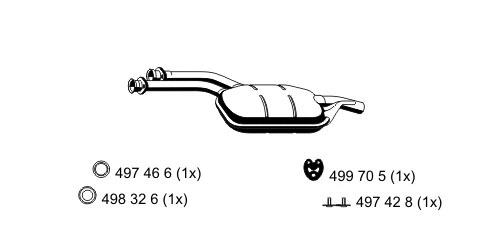 Centre Muffler (374286)