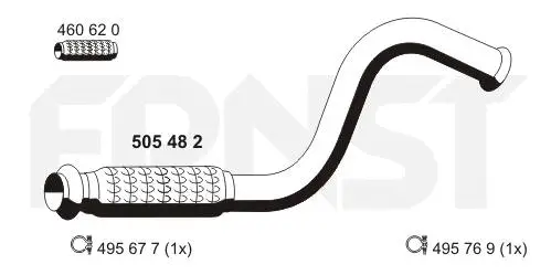 Exhaust Pipe (505482)
