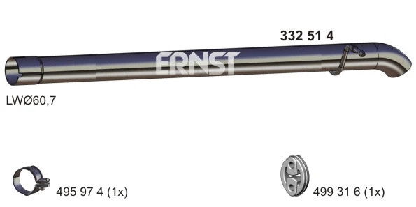 Exhaust Pipe (332514)