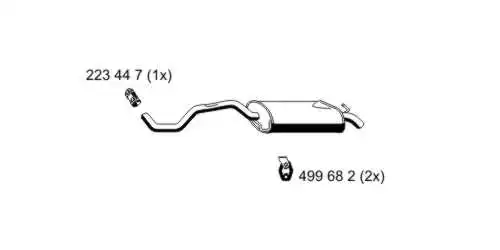 Rear Muffler (640220)