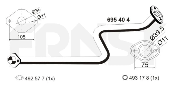 Exhaust Pipe (695404)