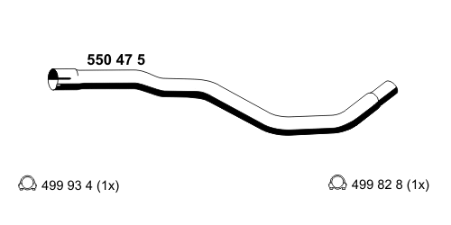 Exhaust Pipe (550475)