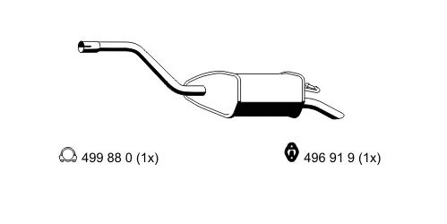 Rear Muffler (344111)