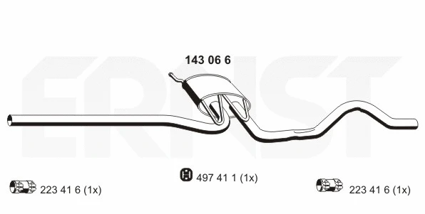 Centre Muffler (143066)