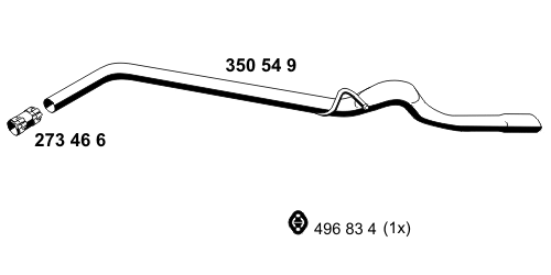 Exhaust Pipe (350549)