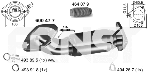 Exhaust Pipe (600477)