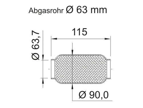 Flexible Pipe, exhaust system
