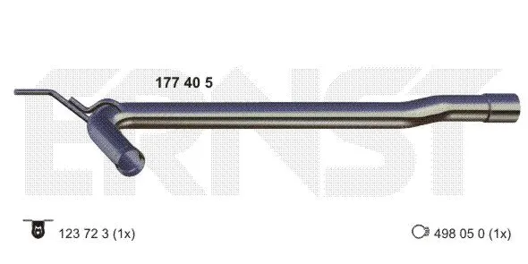 Repair Pipe, catalytic converter (177405)