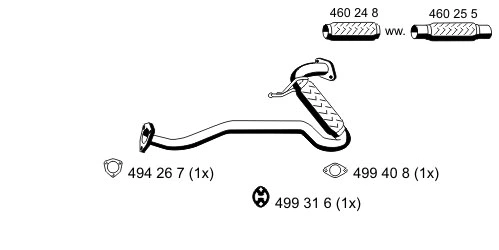 Exhaust Pipe (330596)