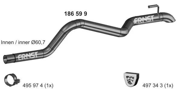 Exhaust Pipe (186599)