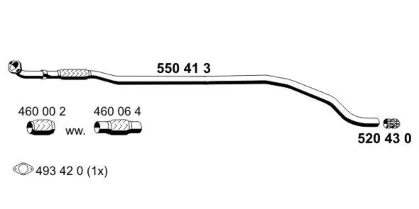 Exhaust Pipe (550413)