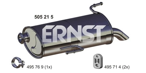 Rear Muffler (505215)