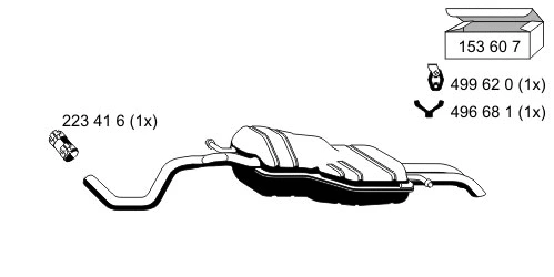 Rear Muffler (133289)