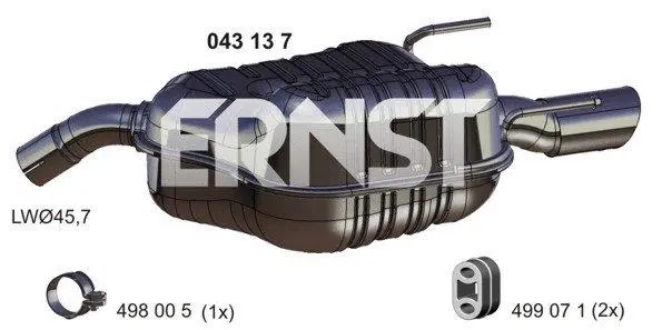 Rear Muffler (043137)