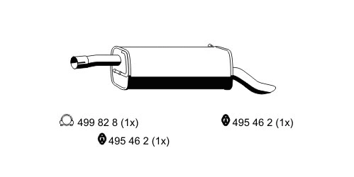 Rear Muffler (313247)