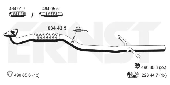 Exhaust Pipe (034425)