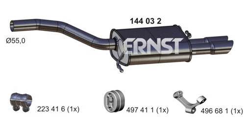 Rear Muffler (144032)