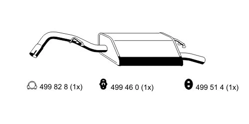 Rear Muffler (342209)