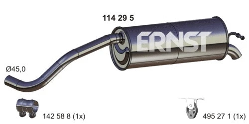 Rear Muffler (114295)