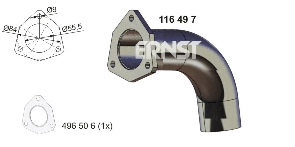 Exhaust Pipe (116497)