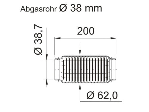Flexible Pipe, exhaust system