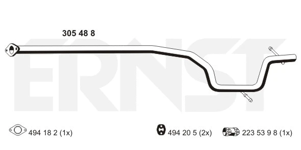 Exhaust Pipe (305488)