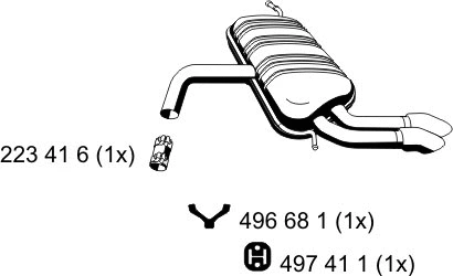 Rear Muffler (202268)