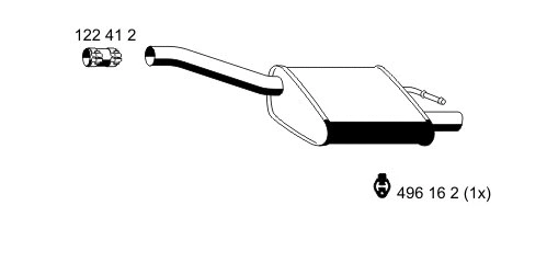 Rear Muffler (341035)