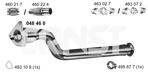 Exhaust Pipe (048460)