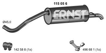 Rear Muffler (115056)
