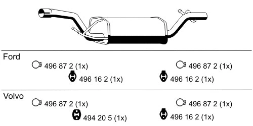 Centre Muffler (313162)