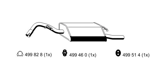 Rear Muffler (342193)