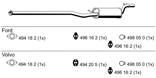Centre Muffler (313100)